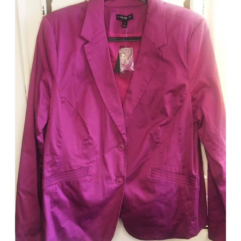 Lane Bryant Blazer in Bright Fuchsia / Purple NWT